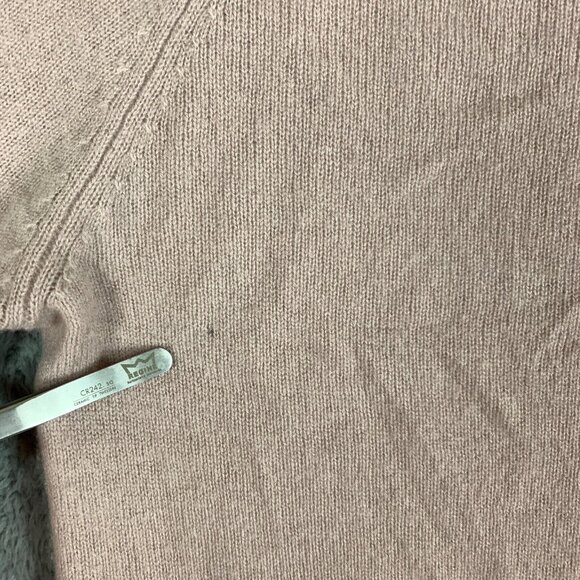 NakedCashmere Tulip Sweater Womens XS Pink Cashmere Off the Shoulder FLAWS - Picture 10 of 16